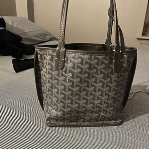 Mini Tote Bag in Gray